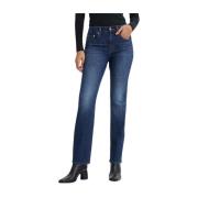 High-Rise Straight Jeans Levi's , Blue , Dames