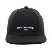 Logo Geborduurde Baseballpet Stella McCartney , Black , Dames