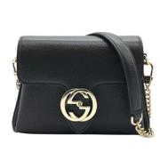 Pre-owned Leather gucci-bags Gucci Vintage , Black , Dames