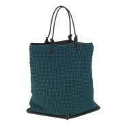 Pre-owned Leather totes Bottega Veneta Vintage , Blue , Dames