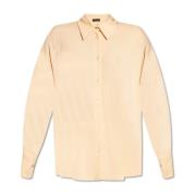 Ruimvallend shirt Fabiana Filippi , Beige , Dames