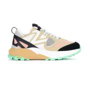 Rocx Sneaker in Roze en Beige Philippe Model , Multicolor , Dames