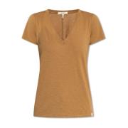 T-shirt van biologisch katoen Rag & Bone , Brown , Dames