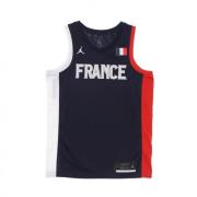 Beperkte Frankrijk Road Basketbalshirt Jordan , Blue , Heren