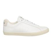 Eenvoudige Vetersluiting Sneakers Veja , White , Dames