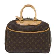 Pre-owned Canvas louis-vuitton-bags Louis Vuitton Vintage , Brown , Da...