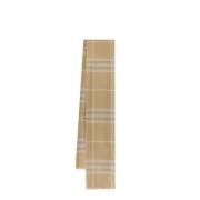 Wollen Raffel Sjaal Burberry , Beige , Dames