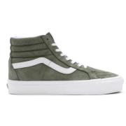 Hoge Top Pig Suede Sneakers Vans , Green , Heren