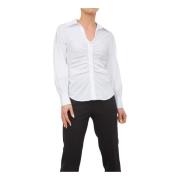 Witte Poplin Overhemd Nenette , White , Dames