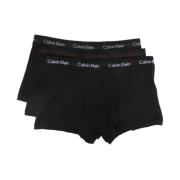 Zwarte Boxershort Set met Logo Tailleband Calvin Klein , Black , Heren