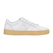 Witte Leren Sneakers voor Dames Pantofola d'Oro , White , Dames