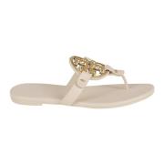 Metal Miller Soft Sandalen Tory Burch , Yellow , Dames