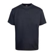 Retro Zwart T-shirt met 44 Print 44 Label Group , Black , Heren