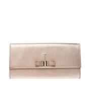 Pre-owned Leather wallets Salvatore Ferragamo Pre-owned , Beige , Dame...