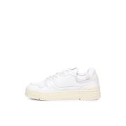 Witte Leren Sneakers Autry , White , Heren
