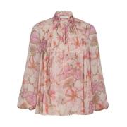 Matchmaker Blouse - Billow Zimmermann , Pink , Dames