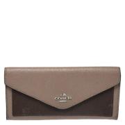 Pre-owned Leather wallets Coach Pre-owned , Beige , Dames