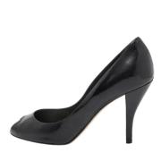 Pre-owned Leather heels Dior Vintage , Black , Dames