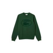 Heren Sweatshirt Lacoste , Green , Heren