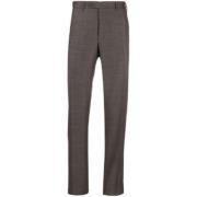 Rechte broek Canali , Brown , Heren