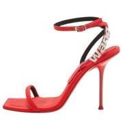 Pre-owned Canvas sandals Alexander Wang Pre-owned , Red , Dames