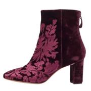Pre-owned Velvet boots Alexandre Birman Pre-owned , Red , Dames