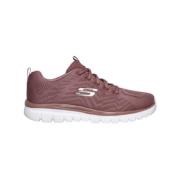 Textiele Sneakers voor Dames Skechers , Pink , Dames