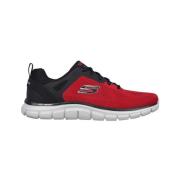 Heren Schoenen van Textiel/Synthetisch Skechers , Red , Heren