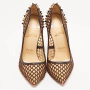 Pre-owned Lace heels Christian Louboutin Pre-owned , Brown , Dames