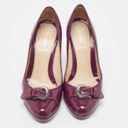 Pre-owned Leather heels Fendi Vintage , Red , Dames