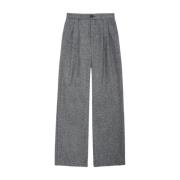 Wijde Broek van Wolmix Anine Bing , Gray , Dames