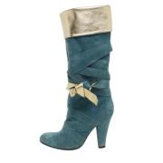 Pre-owned Suede boots Marc Jacobs Pre-owned , Blue , Dames