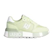 Dames sneakers met glitterzool Liu Jo , Green , Dames