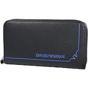 Zwarte Portemonnee Emporio Armani , Black , Heren