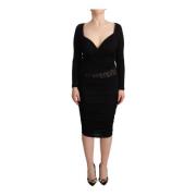 Zwarte Sheath Jurk met Sweetheart Halslijn Gianfranco Ferré , Black , ...