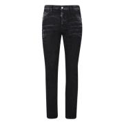 Cool Guy Distressed Jeans Dsquared2 , Black , Heren