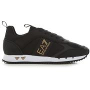 Zwarte Gouden Sneaker van EA7 Emporio Armani EA7 , Black , Heren