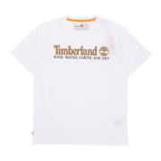 Wwes Front Tee - Wit Streetwear Timberland , White , Heren