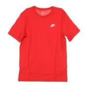 Rood/Wit Tee Shirt Nike , Red , Heren