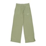 Fleece Wide-Leg Pant Alligator/Sail Nike , Green , Dames