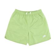 Geweven Gevoerde Flow Shorts Nike , Green , Heren