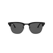 Rb3016 Zonnebril Clubmaster Marmer Gepolariseerd Ray-Ban , Gray , Dame...