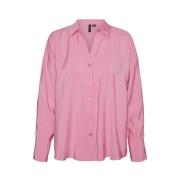 Vmqueeny Oversized Shirt in Pink Cosmos Vero Moda , Pink , Dames