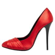 Pre-owned Satin heels Giuseppe Zanotti Pre-owned , Red , Dames