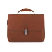 Laptop Bags & Cases Piquadro , Brown , Unisex