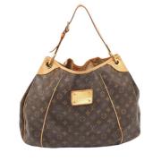 Pre-owned Coated canvas handbags Louis Vuitton Vintage , Brown , Dames