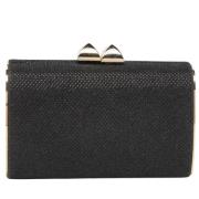 Pre-owned Fabric clutches Jimmy Choo Pre-owned , Black , Dames