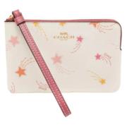 Pre-owned Coated canvas pouches Coach Pre-owned , Pink , Dames