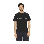 Logo Band T-Shirt Lacoste , Black , Heren