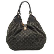 Pre-owned Denim handbags Louis Vuitton Vintage , Black , Dames
